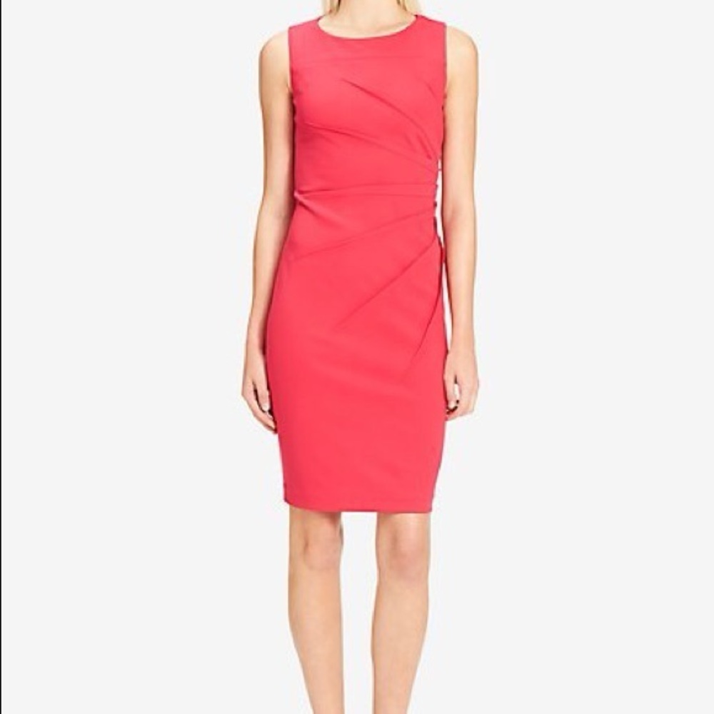 Coral Calvin Klein Dress like New